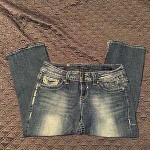 Vigoss Women's Faded Capri Jeans